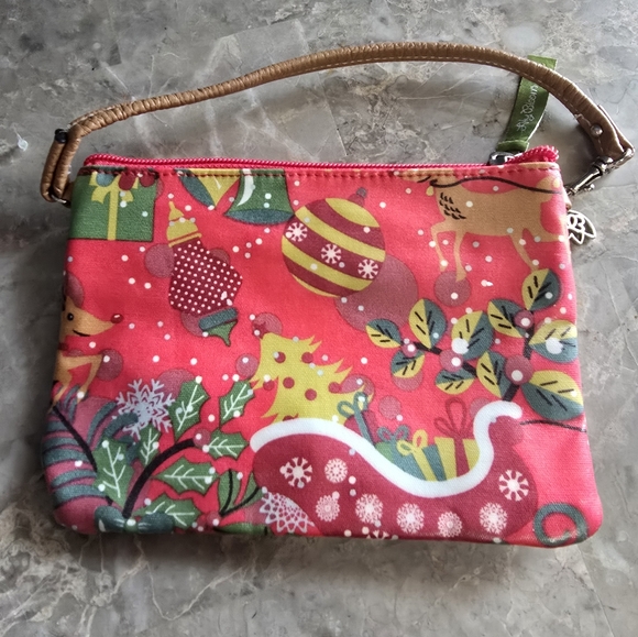 Lily Bloom Christmas Wristlet - Picture 4 of 7